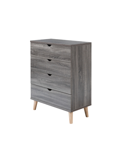 Shop Furniture Of America Massenburg Ii Modern 4-drawer Chest