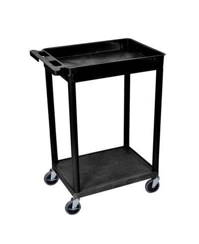 Shop Clickhere2shop Offex Top Tub And Bottom Flat Shelf Utility Cart