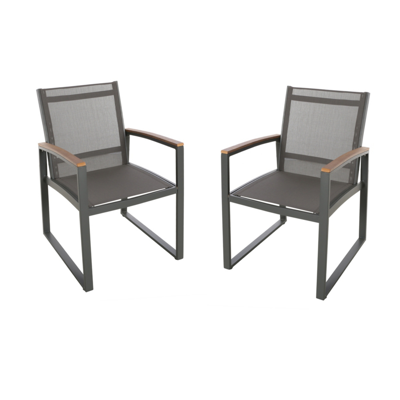 Shop Noble House Glasgow Outdoor Dining Chair (set Of 2)