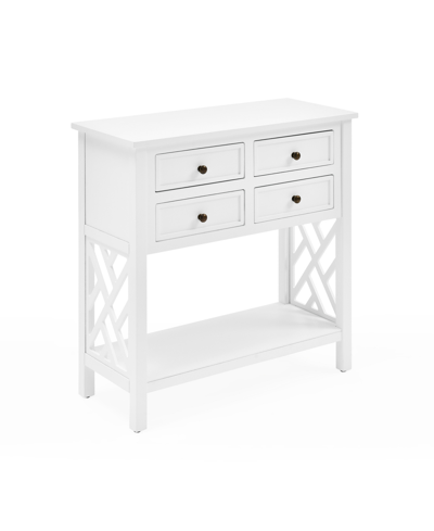Shop Alaterre Furniture Coventry Wood Console Table With Drawers