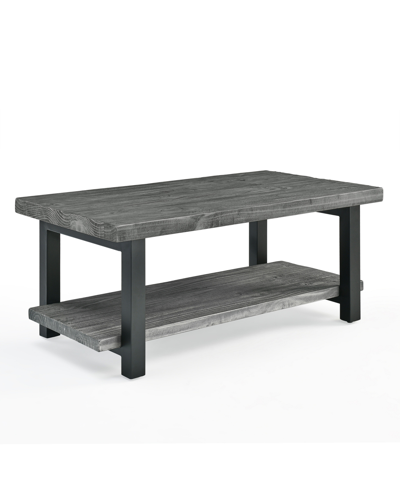 Shop Alaterre Furniture Pomona Metal And Reclaimed Wood Coffee Table