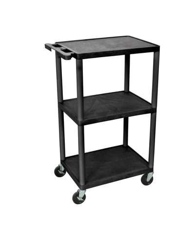 Shop Clickhere2shop 42" H 3 Shelves Multipurpose Utility Av Carts