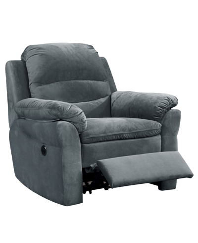 Shop Ac Pacific Felix Contemporary Style Fabric Upholstered Living Room Electric Recliner Power Chair