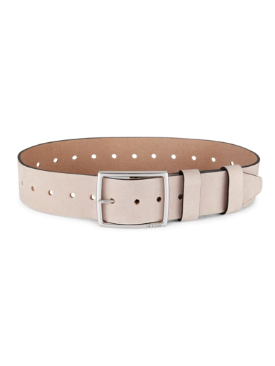 Rag & Bone Jumbo Boyfriend Leather Belt In Beige | ModeSens