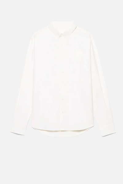 Shop Ami Alexandre Mattiussi Button-down Ami De Coeur Shirt White For Men