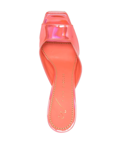 Shop The Saddler Open-toe Platform Leather Sandals In Rosa