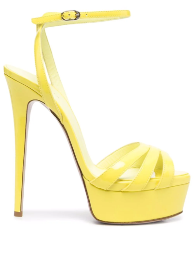 Shop Le Silla Lola Open-toe Sandals In Gelb