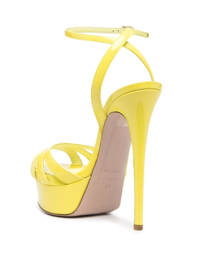 Shop Le Silla Lola Open-toe Sandals In Gelb