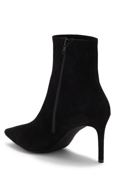 Shop Jeffrey Campbell Slick Pointed Toe Boot In Black Suede