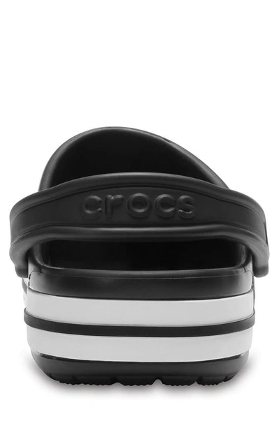 Crocs Bayaband Comfort Clog In Black/ White