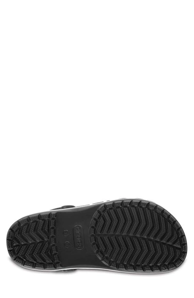Crocs Bayaband Comfort Clog In Black/ White