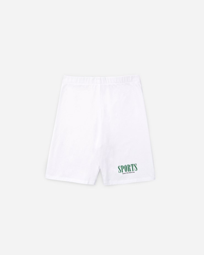 Shop Sporty And Rich Sports Biker Short In White
