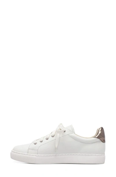 Shop Lisa Vicky Brave Sneaker In White/ Silver Leather