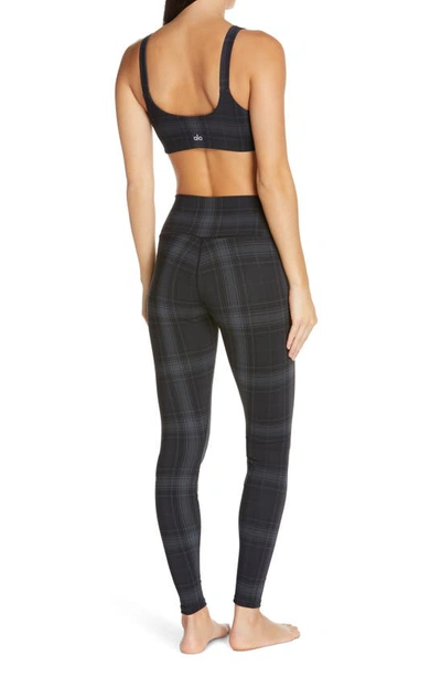 Shop Alo Yoga Vapor High Waist Leggings In Black/ Anthracite