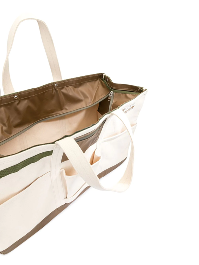 Shop As2ov Alberton Canvas Tote Bag In White