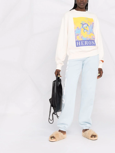 Heron Preston Стиль-logo Track Pants In Blue