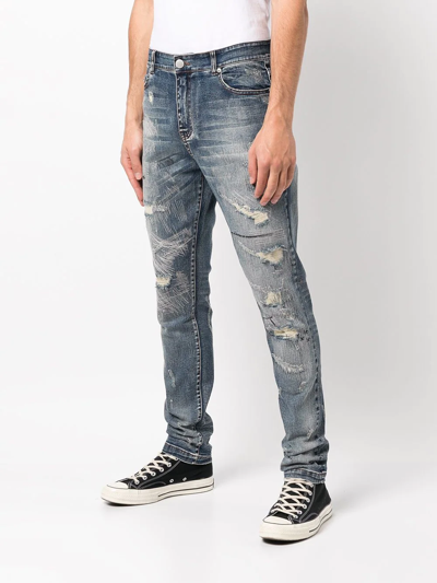 God's Masterful Children Cassidy Skinny Jeans In Blue