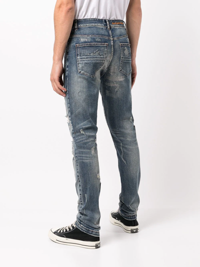 Shop God's Masterful Children Cassidy Skinny Jeans In Blue