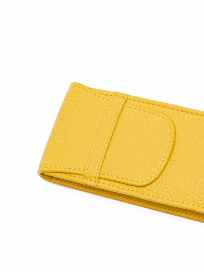 Rapport Portobello Single Watch Pouch In Yellow