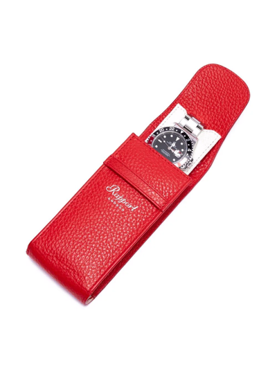 Rapport Portobello Single Watch Pouch In Red
