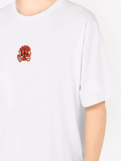 Shop Dolce & Gabbana Logo-patch Short-sleeved T-shirt In White