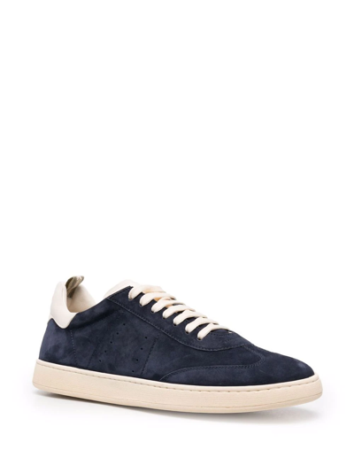 Officine Creative Kombo Two-tone Sneakers In Blue