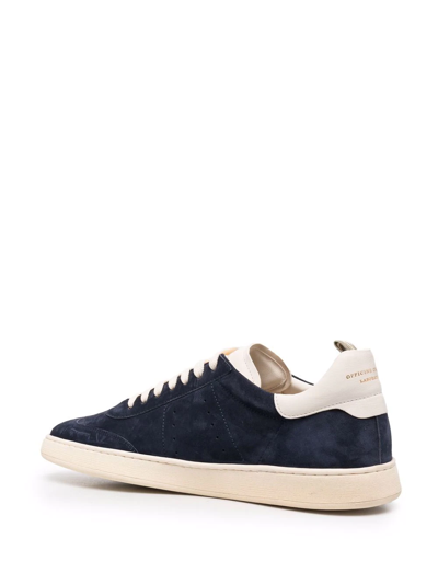 Officine Creative Kombo Two-tone Sneakers In Blue