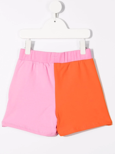 Wauw Capow By Bangbang Fab Block Jersey Shorts In Pink