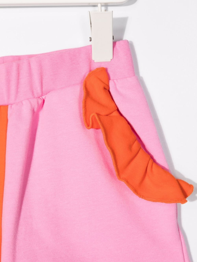 Wauw Capow By Bangbang Fab Block Jersey Shorts In Pink