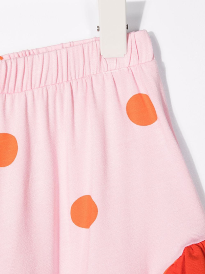 Shop Wauw Capow By Bangbang Augusta Polka Shorts In Pink