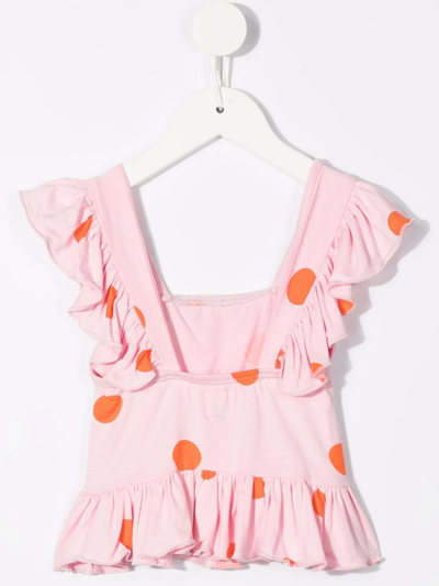 Wauw Capow By Bangbang Beatrix Polka T-shirt In Pink