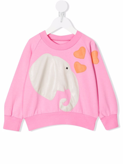 Shop Wauw Capow By Bangbang Pippi Organic-cotton Sweatshirt In Pink