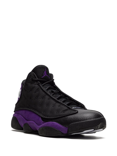 Shop Jordan Air  13 Retro "court Purple" Sneakers In Black