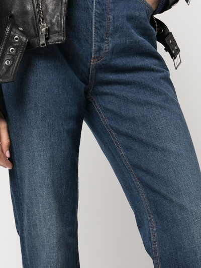 Shop Rag & Bone Alex High-rise Straight Jeans In Blue