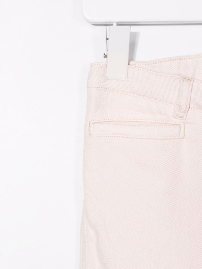 Shop Bonpoint Twiggy Organic Cotton Trousers In Pink