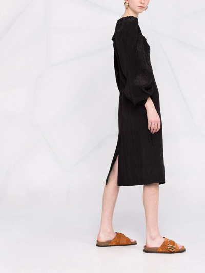 Rejina Pyo Phoebe Gathered Detail Skirt In Black