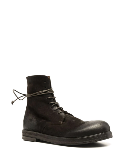 Marsèll Zucca Suede Boots In Brown