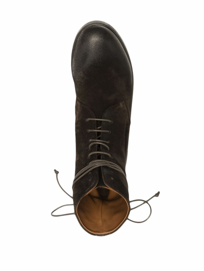 Marsèll Zucca Suede Boots In Brown