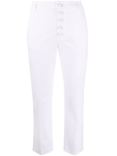 Dondup Koons Trousers In White