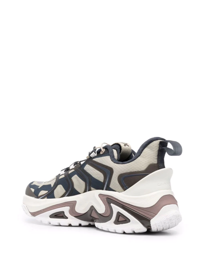 Li-ning Nylon Sneakers With Contrasting Details - Atterley In Neutrals