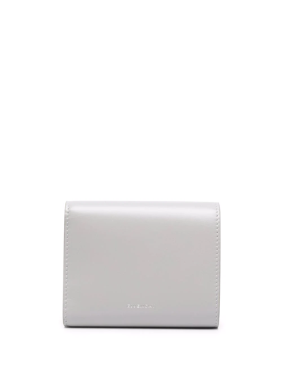 Givenchy 4g-plaque Trifold Wallet In Grey
