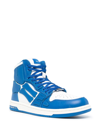Shop Amiri Skel-top Sneakers In Blue
