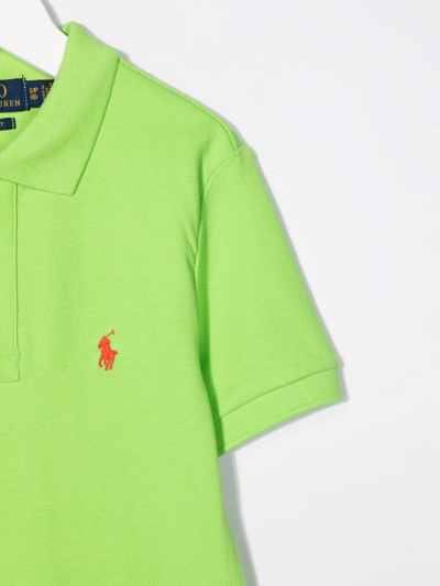 Polo Ralph Lauren Polo Pony-embroidered Polo Shirt In Green