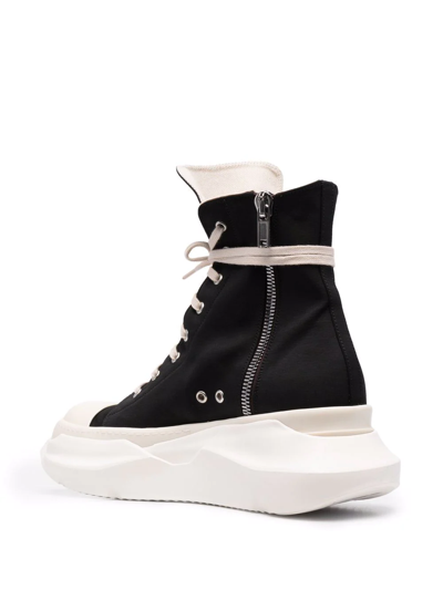 Rick Owens Drkshdw Abstract High-top Trainers In Black | ModeSens