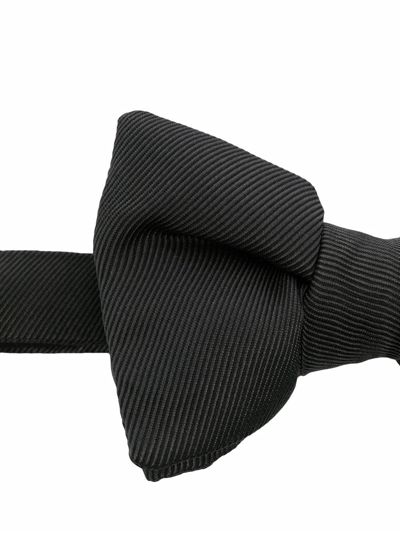 Shop Tom Ford Silk Jacquard Bow Tie In Black