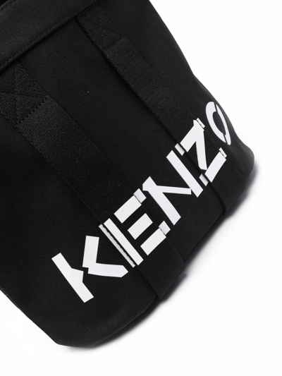 Shop Kenzo Logo-print Tote Bag In Black