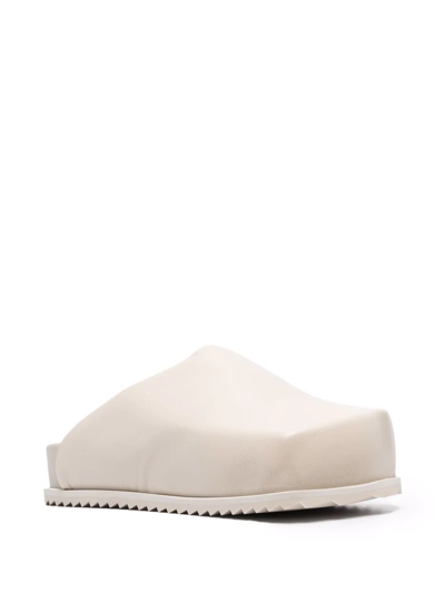 Shop Yume Yume Truck Faux Leather Mules In Neutrals