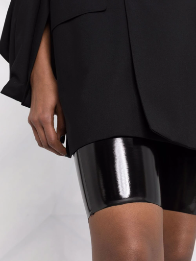 Shop Alchemy X Lia Aram Glossy Cycling Shorts In Black