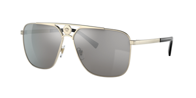 Versace Man Sunglasses Ve2238 In Gold