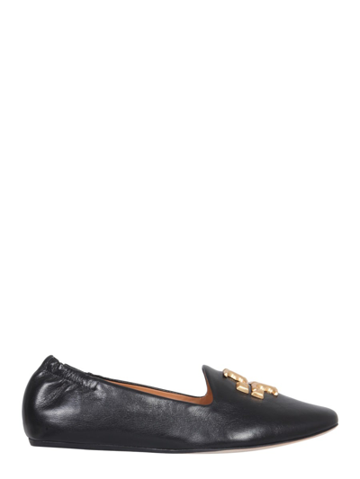 Shop Tory Burch Eleanor Ballerinas In Black